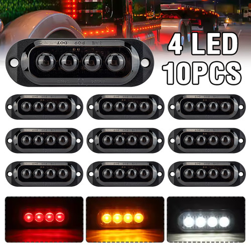 10stk 4led - 10stk,