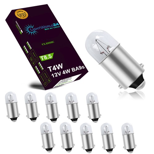 10x ba9s t4w metall - metall, sockel